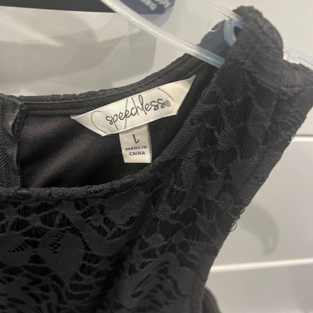 Speechless Midnight Lace Dress